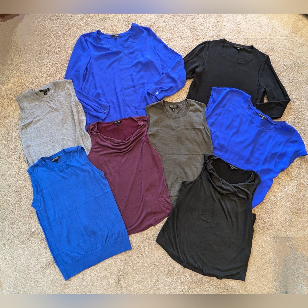 Lot of 8 Banana Republic Tops in Size Medium